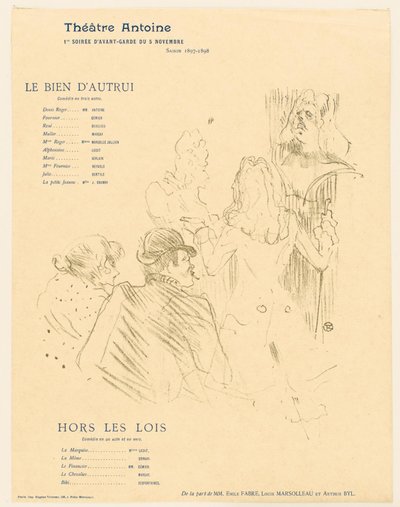 Homenagem a Molière de Henri de Toulouse Lautrec