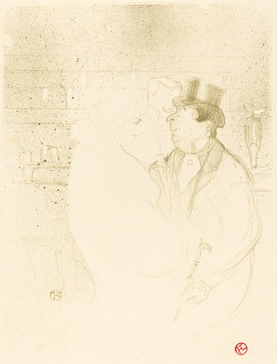 Ida Heath at the Bar (Ida Heath au bar) de Henri de Toulouse Lautrec