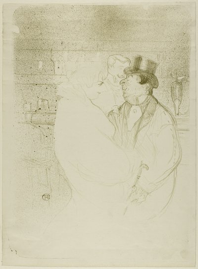 Ida Heath no Bar de Henri de Toulouse Lautrec