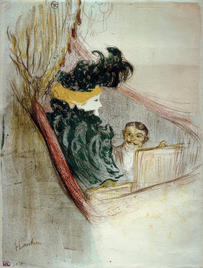 Idílio principesco de Henri de Toulouse Lautrec