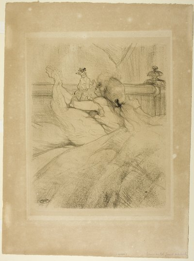 Na cama de Henri de Toulouse Lautrec