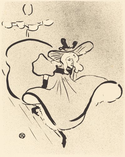 Jane Avril de Henri de Toulouse Lautrec