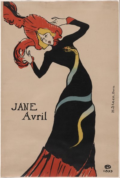 Jane Avril de Henri de Toulouse Lautrec