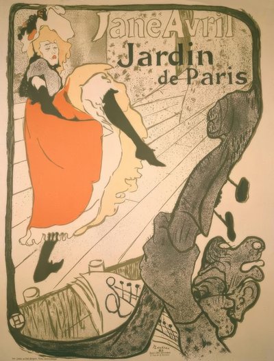 Jane April de Henri de Toulouse Lautrec