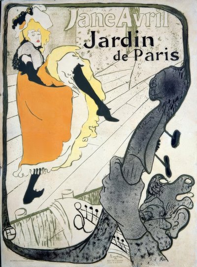 Jane April de Henri de Toulouse Lautrec