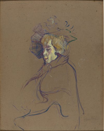 Jane Avril, 1892. de Henri de Toulouse Lautrec