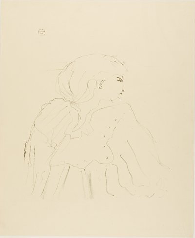 Jane Hading, de Treze Litografias de Henri de Toulouse-Lautrec