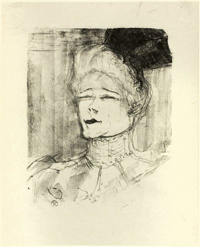 Jeanne Granier, da Treize Litografias de Henri de Toulouse Lautrec