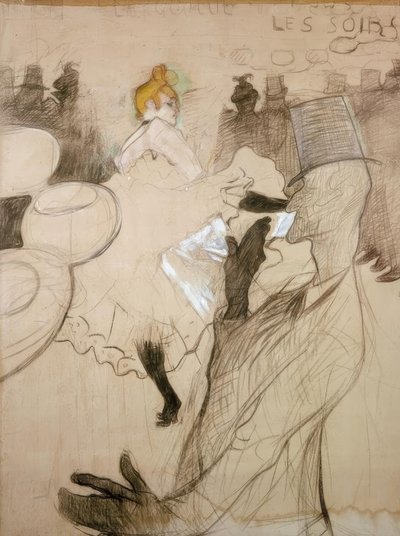 Goulue e Valentine desossados de Henri de Toulouse Lautrec