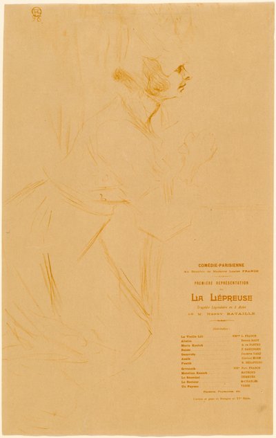 O Leproso de Henri de Toulouse Lautrec