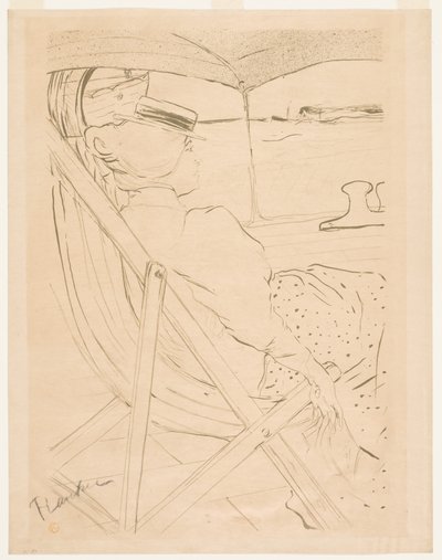 O passageiro de 54 de Henri de Toulouse Lautrec