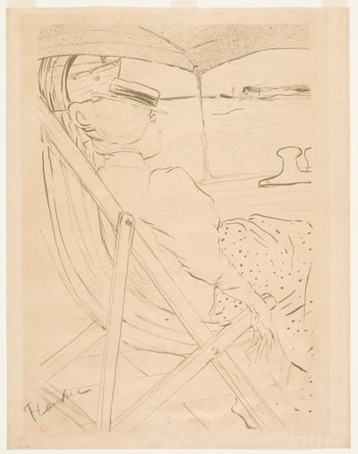 La Passagère du 54, 1896. de Henri de Toulouse Lautrec