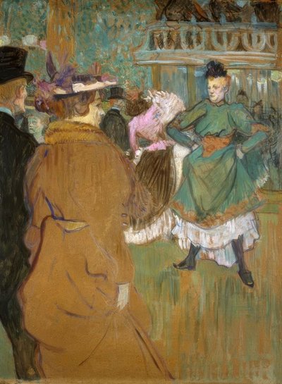 A quadrilha no Moulin Rouge de Henri de Toulouse Lautrec