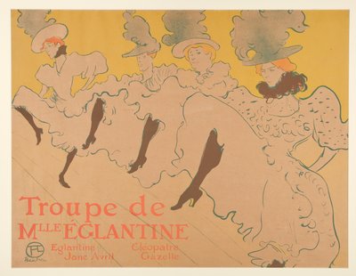 A Trupe de Mademoiselle Eglantine (Mademoiselle Eglantine de Henri de Toulouse Lautrec