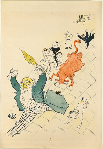 A vaca zangada de Henri de Toulouse Lautrec