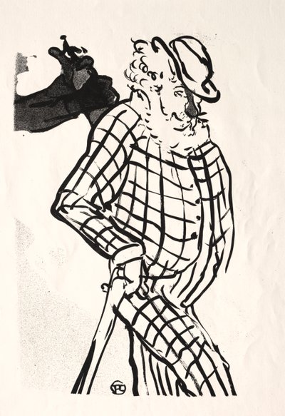 O Café-concerto: American Singer de Henri de Toulouse Lautrec