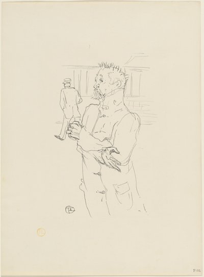 Der Narr von Henri de Toulouse Lautrec