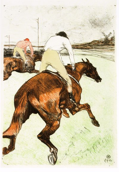 O Jóquei, 1899 de Henri de Toulouse Lautrec