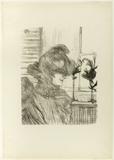 Le Margoin (Mademoiselle Louise Blouet) de Henri de Toulouse Lautrec