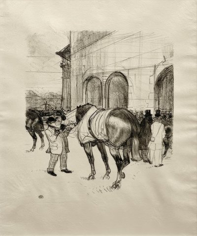 Le Paddock de Henri de Toulouse Lautrec