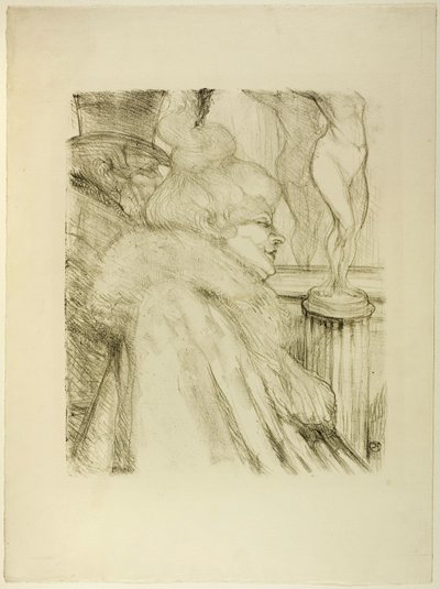 Saindo do Teatro de Henri de Toulouse Lautrec