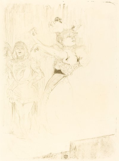 Lender Dançando o Bolero em "Chilperico" de Henri de Toulouse Lautrec