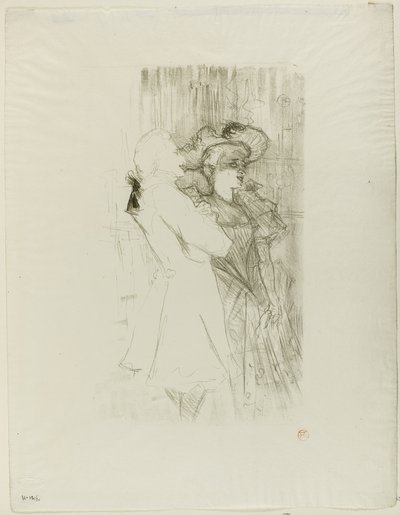 Lender e Auguez em La Chanson de Fortunio de Henri de Toulouse Lautrec