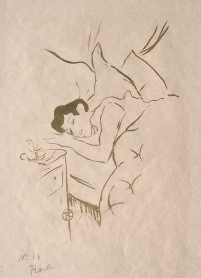 As velhas histórias: sua boca, 1893. de Henri de Toulouse Lautrec