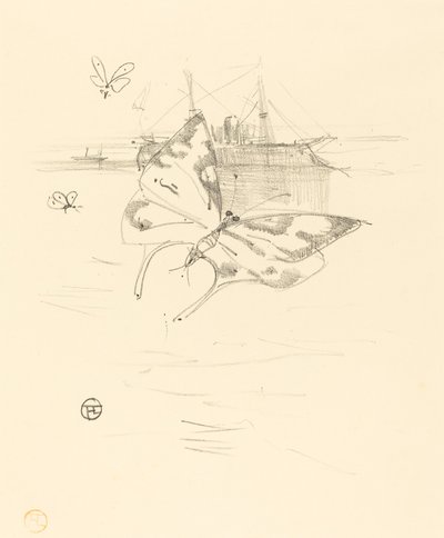 Les papillons de Henri de Toulouse Lautrec
