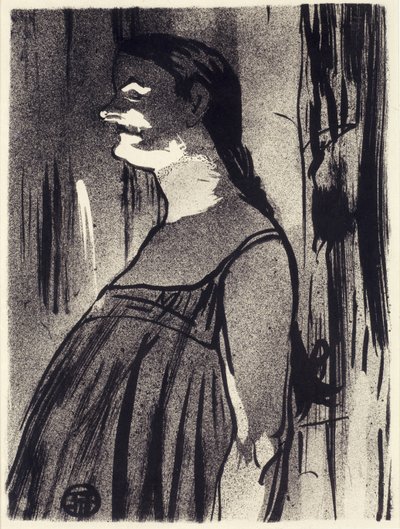 Sra. Abdala, prato 6 do The Café Concert Series, 1893 de Henri de Toulouse Lautrec