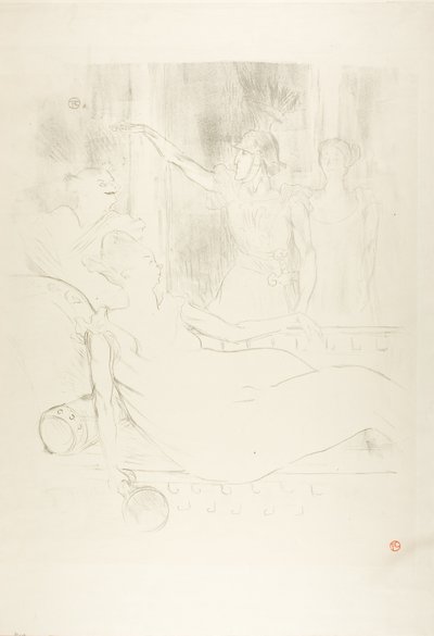 Madame Simon-Girard, Brewer e Guy em La belle Hélène de Henri de Toulouse Lautrec