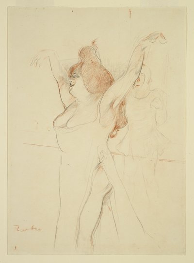 Mademoiselle Cocyle como Helena de Troia em La Belle Helene de Henri de Toulouse Lautrec