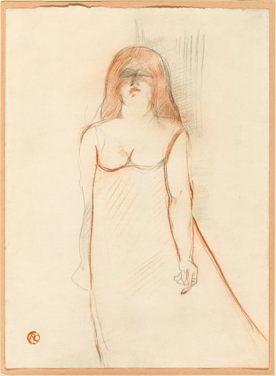 Senhorita Cocito de Henri de Toulouse Lautrec