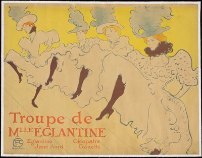 Trupe de Mademoiselle Eglantine de Henri de Toulouse Lautrec