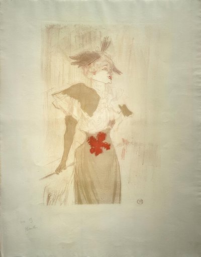 Miss Marcelle Lender, de pé de Henri de Toulouse Lautrec