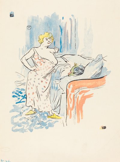 homem e mulher de Henri de Toulouse Lautrec