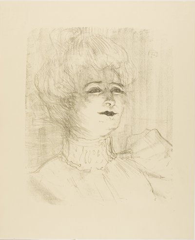 Marie-Louise Marsy, de Litografias de Treize de Henri de Toulouse Lautrec