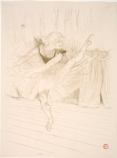 Senhorita Ida Heath, dançarina inglesa de Henri de Toulouse Lautrec