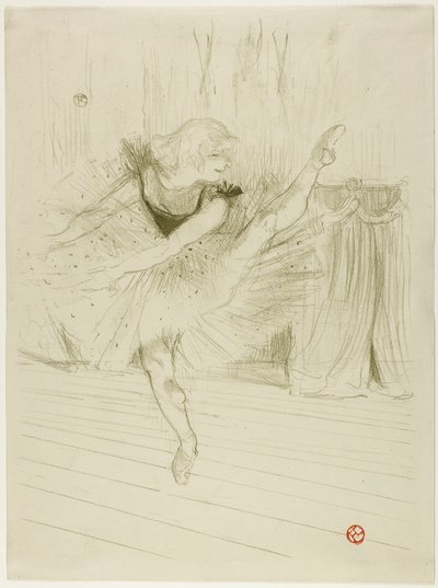 Senhorita Ida Heath, dançarina inglesa de Henri de Toulouse Lautrec
