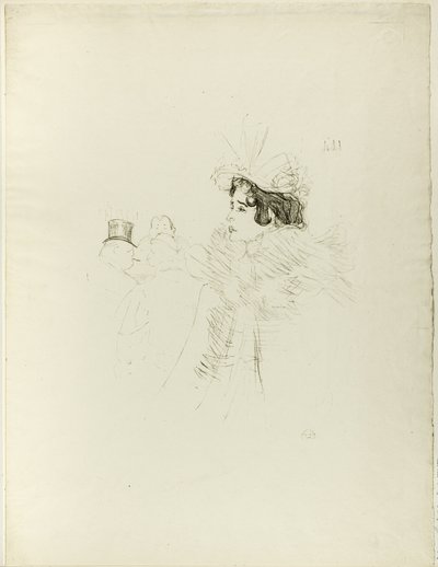 Miss May Belfort no Bar Achille de Henri de Toulouse Lautrec