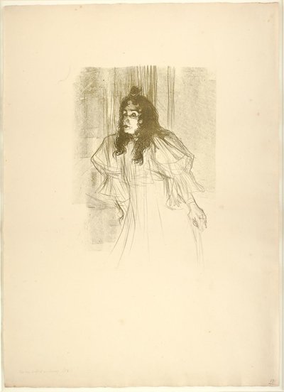 Miss May Belfort no cabelo de Henri de Toulouse Lautrec