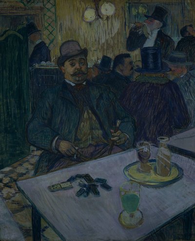 Sr. Boileau no Café, 1893. de Henri de Toulouse Lautrec