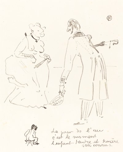 Saudação de Ano Novo O elogio de ano novo, 1897. de Henri de Toulouse Lautrec