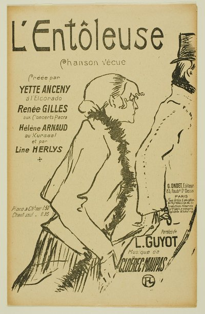 Pobre Caminhante de Rua! de Henri de Toulouse Lautrec
