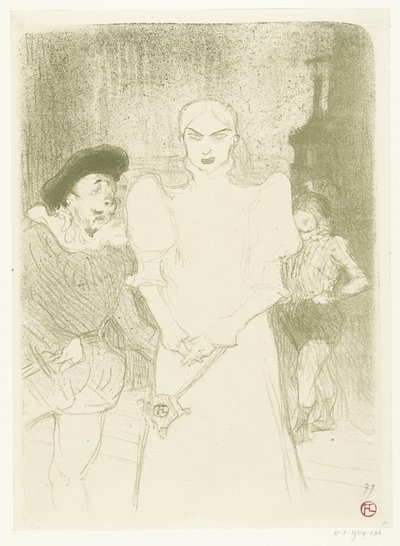 Retrato da atriz Rose Caron em seu papel de Marguerite em Fausto na Ópera em Paris A l