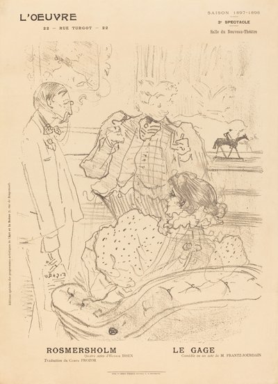 Rosmersholm; O penhor de Henri de Toulouse Lautrec