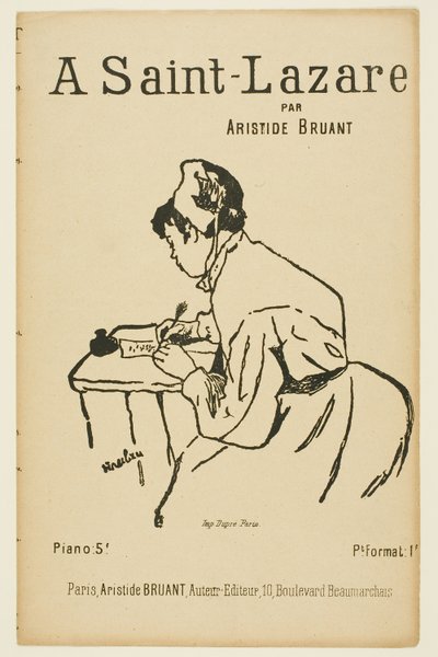 Em São Lázaro de Henri de Toulouse Lautrec