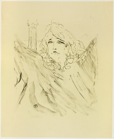 Sarah Bernhardt, da Treize Litografias de Henri de Toulouse Lautrec