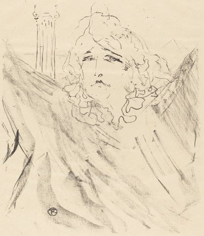 Sarah Bernhardt em Cleópatra Sarah Bernhardt em Cleópatra, 1896. de Henri de Toulouse Lautrec