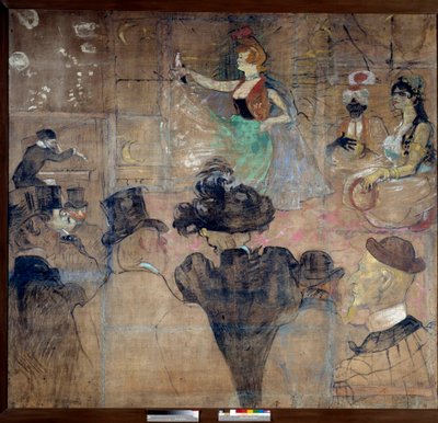 Assine para a casa dos Goulue (Weber Louise dit La Goulue de Henri de Toulouse Lautrec